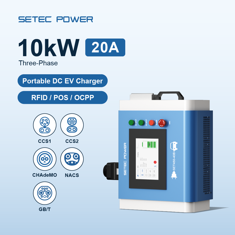 Home Ev Charger - Chargeur mobile portable haute vitesse 10