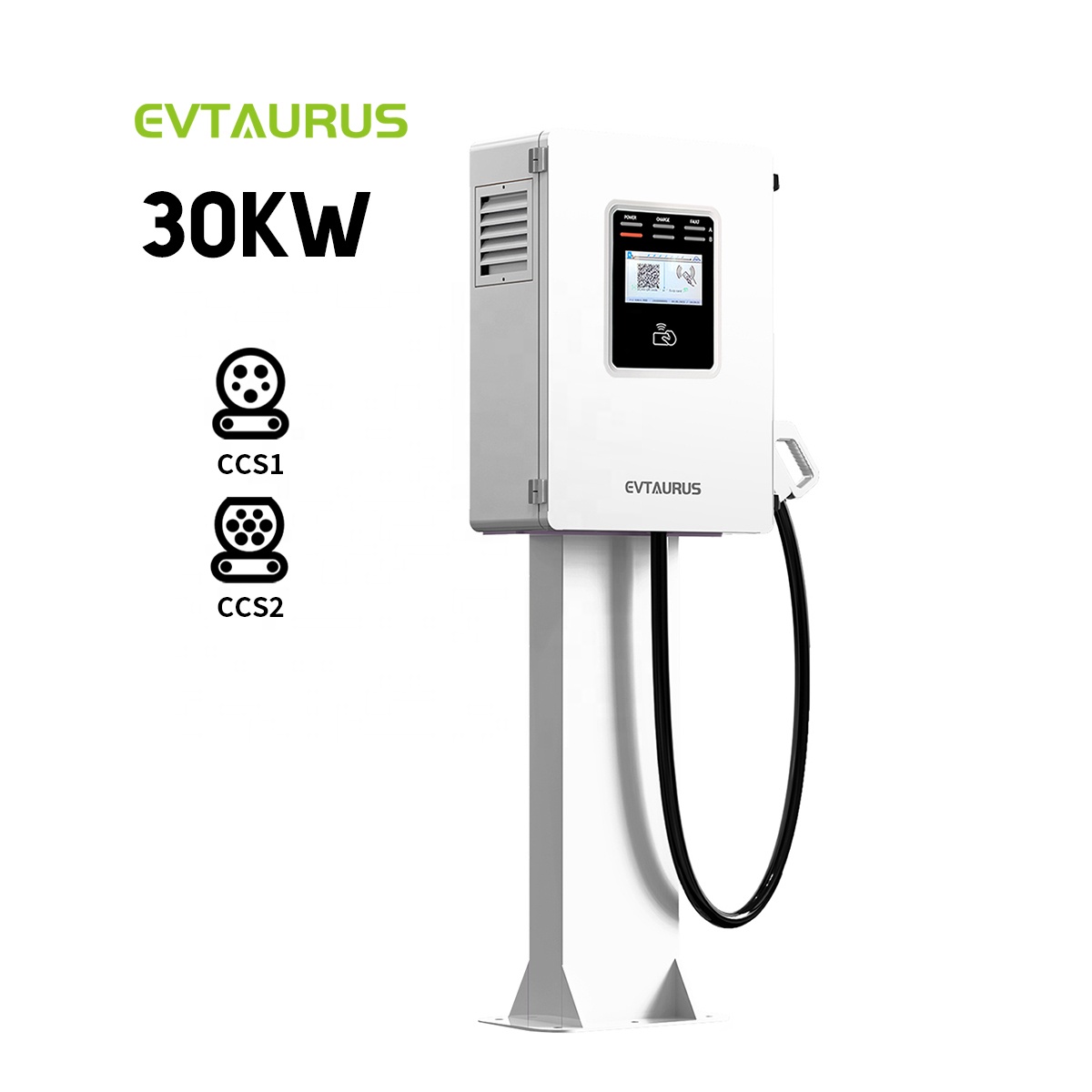 Home Ev Charger - Station d'alimentation EVTAURUS 30KW CCS2 NACS