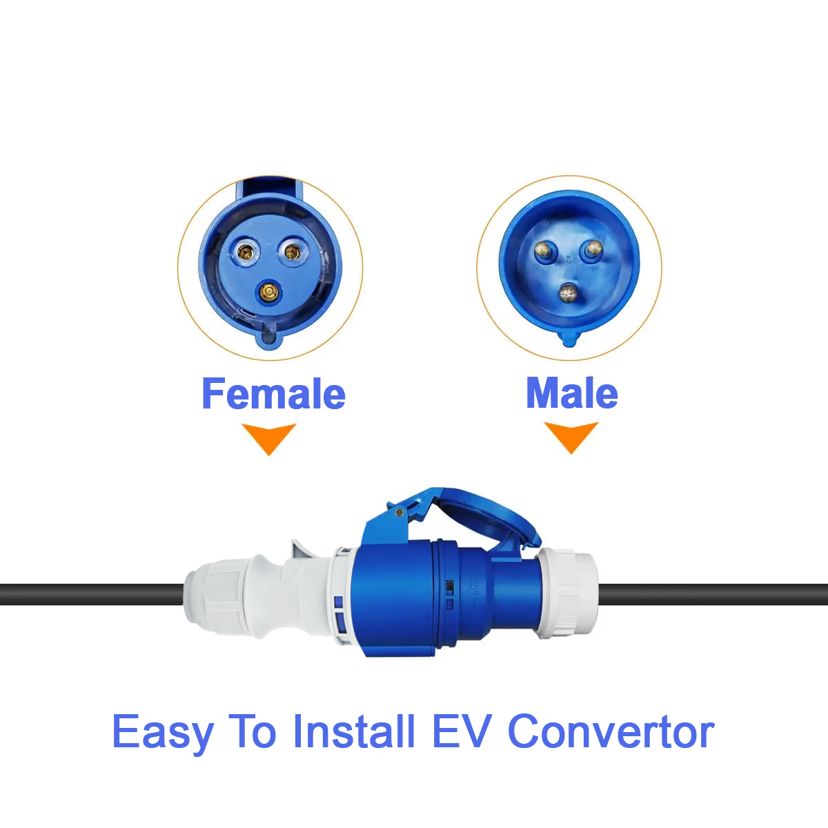 Prise d'alimentation femelle C - Ev Charger Adapter avis et prix