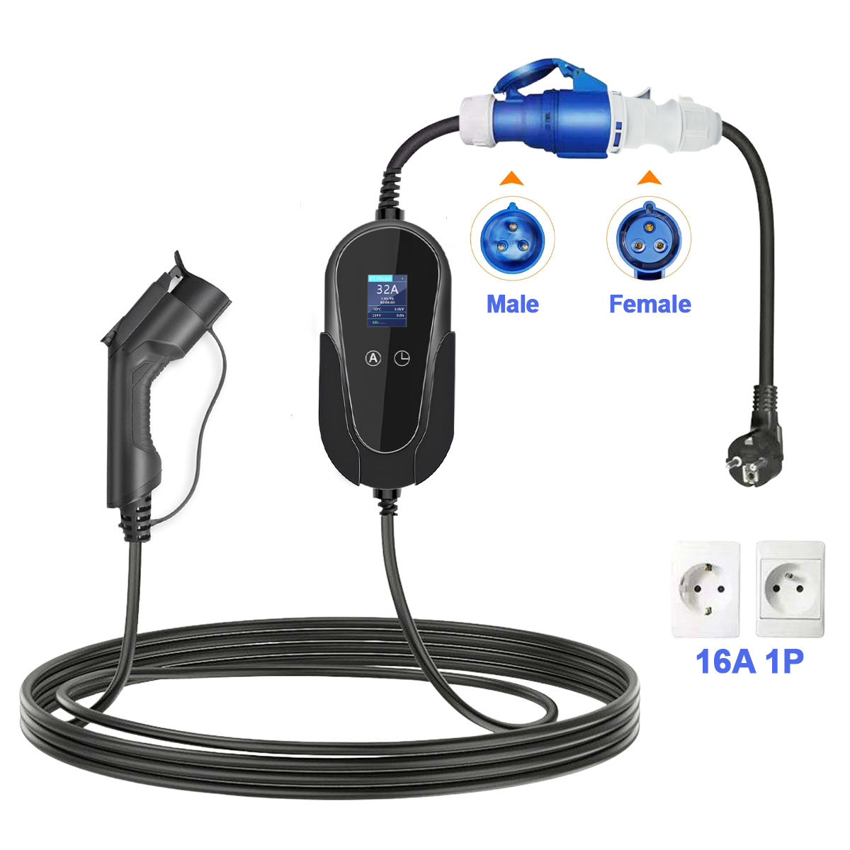 Prise d'alimentation femelle C - Ev Charger Adapter avis et prix