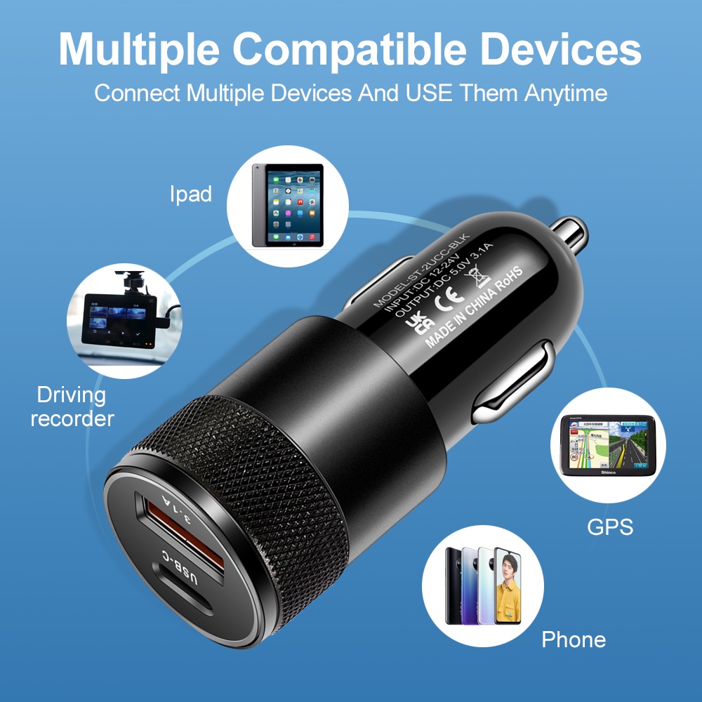 Chargeur de voiture USB 66W, a - Fast Ev Charger avis et prix