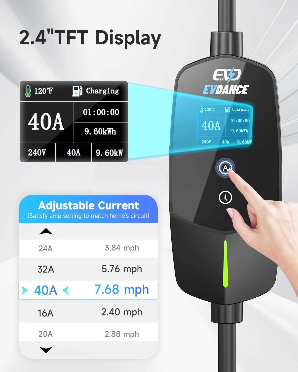 Chargeur EV portable EVDANCE p - Home Ev Charger avis et prix